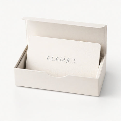 Eleuri digital gift card, available in $50, $100, $250, and $500 denominations, delivered by email