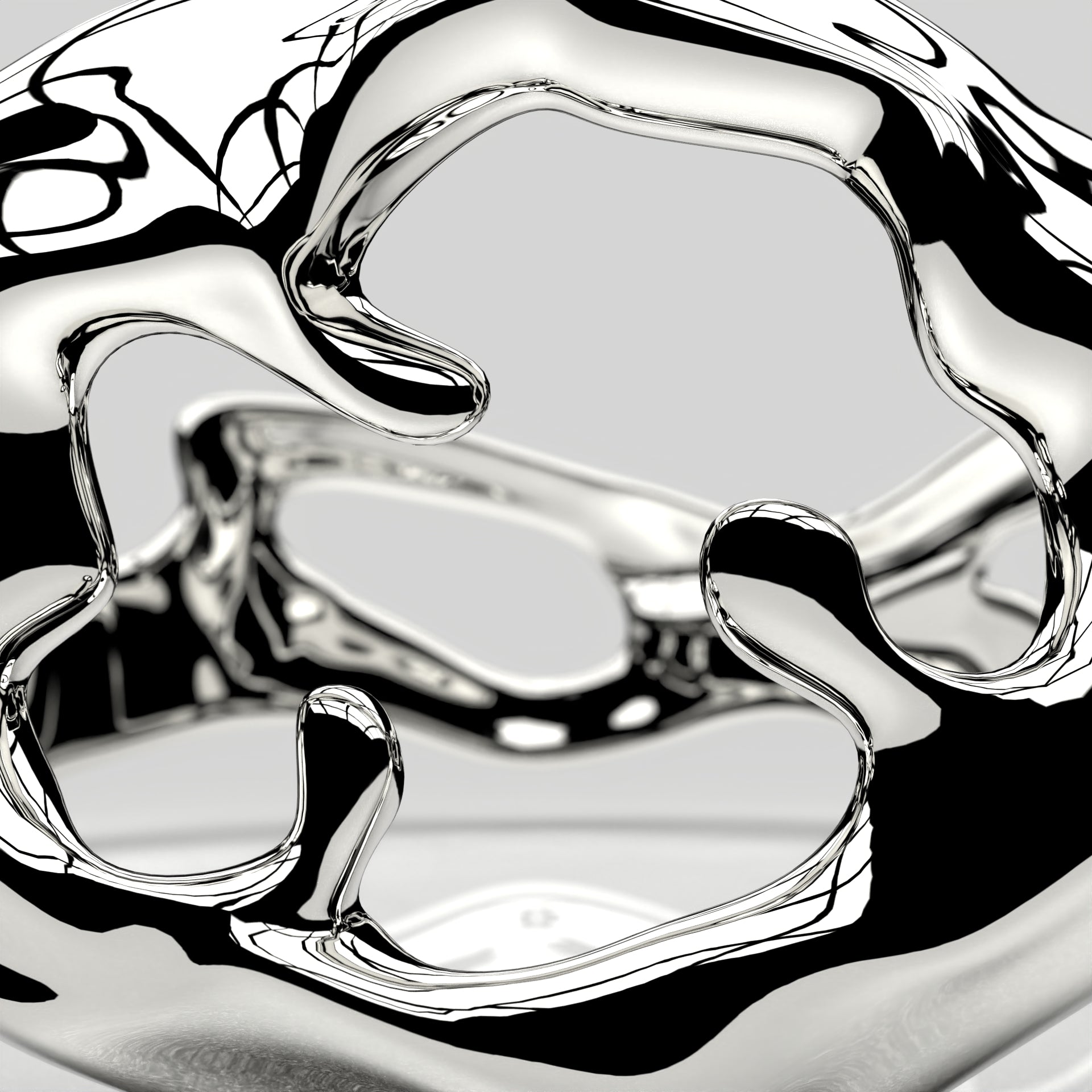 Eleuri Kyma Silver CGM armlet in stainless steel