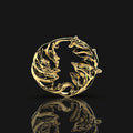 Eleuri Zoe Gold CGM armlet in 18K PVD gold-plated brass compatible with Dexcom G7